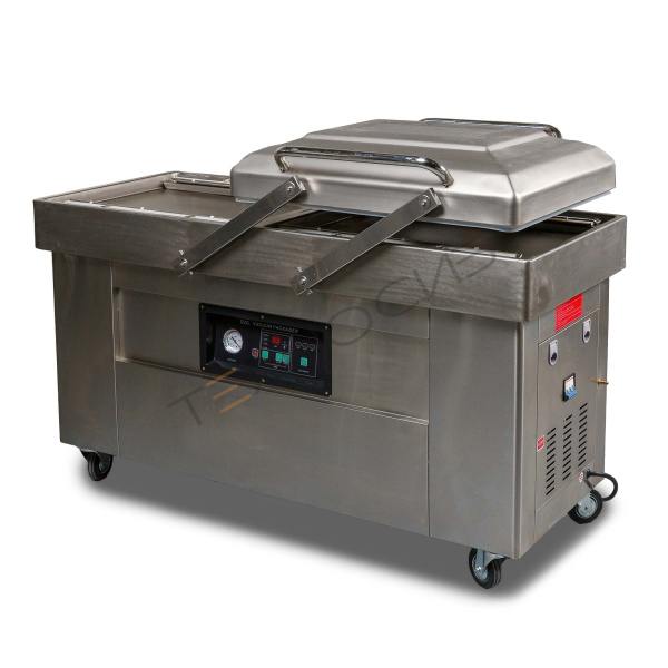 Напольная двухкамерная вакуум-упаковочная машина DZQ-600/2SB SS Техно-Сиб - Купить с доставкой по всей России 3