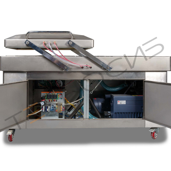Напольная двухкамерная вакуум-упаковочная машина DZQ-700/2SB (нерж., газ) Техно-Сиб - Купить с доставкой по всей России 18