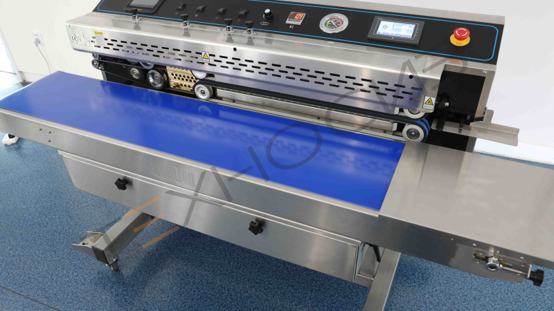 Горизонтальный конвейерный запайщик FRP-1120WH (SS) (нерж, каплеструйный принтер, откачка/наполн.возд) Техно-Сиб - Купить с доставкой по всей России 23