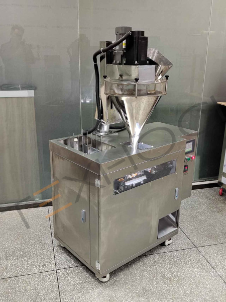Мини дой-пак линия со шнековым дозатором для пакетов с зип-локом HLDX-9018F  Техно-Сиб - Купить с доставкой по всей России 6