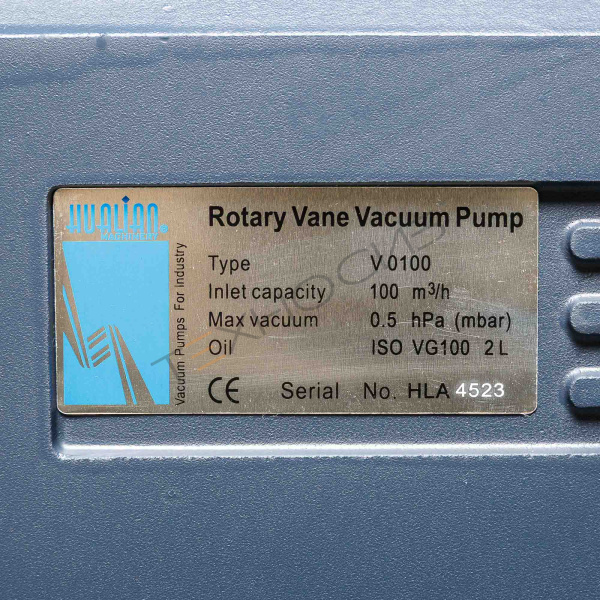 Вакуумный насос V0100 (HM), в сборе с двигателем, 100 м³/ч, 380 В, для DZ, HVC, HVT Техно-Сиб - Купить с доставкой по всей России 5