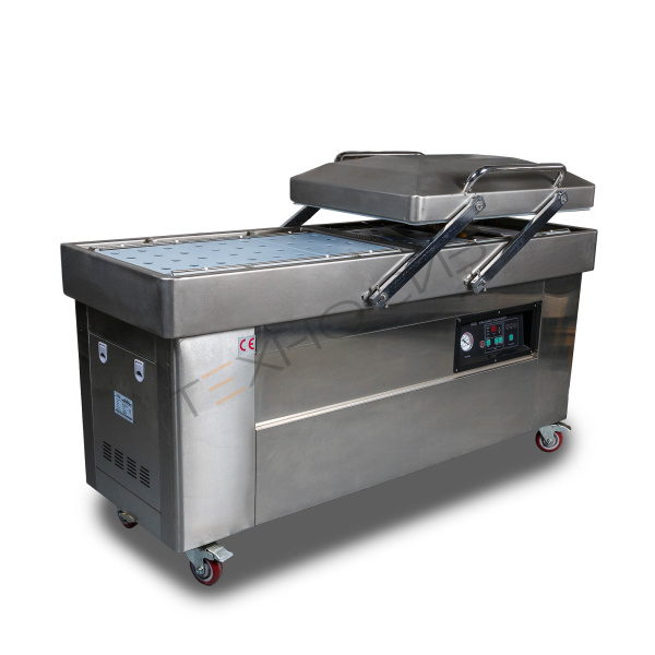 Напольная двухкамерная вакуум-упаковочная машина DZQ-700/2SB (нерж., газ) Техно-Сиб - Купить с доставкой по всей России 3