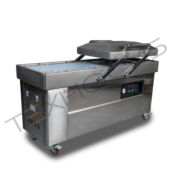 Напольная двухкамерная вакуум-упаковочная машина DZQ-700/2SB (нерж., газ) Техно-Сиб - Купить с доставкой по всей России 3