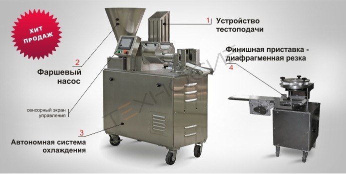 Пельменный аппарат ЭКСТРО Техно-Сиб - Купить с доставкой по всей России 2