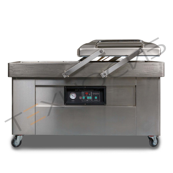 Напольная двухкамерная вакуум-упаковочная машина DZQ-600/2SB SS Техно-Сиб - Купить с доставкой по всей России 