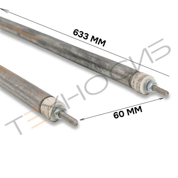 Трубчатый электронагреватель ТЭН 120 А 13/1,0 S 220 ф.2.R30 Техно-Сиб - Купить с доставкой по всей России 3