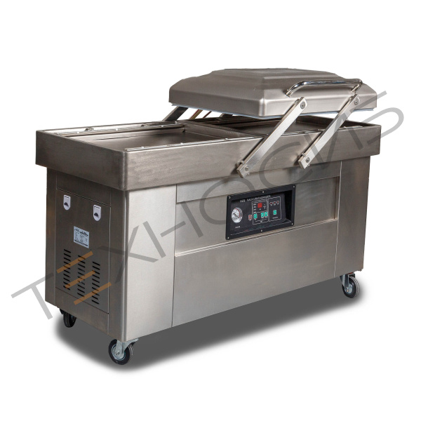Напольная двухкамерная вакуум-упаковочная машина DZQ-600/2SB SS Техно-Сиб - Купить с доставкой по всей России 2