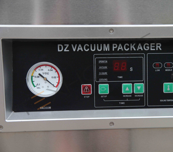 Напольный вакуумный упаковщик DZQ-400/2F (нерж.) Техно-Сиб - Купить с доставкой по всей России 3