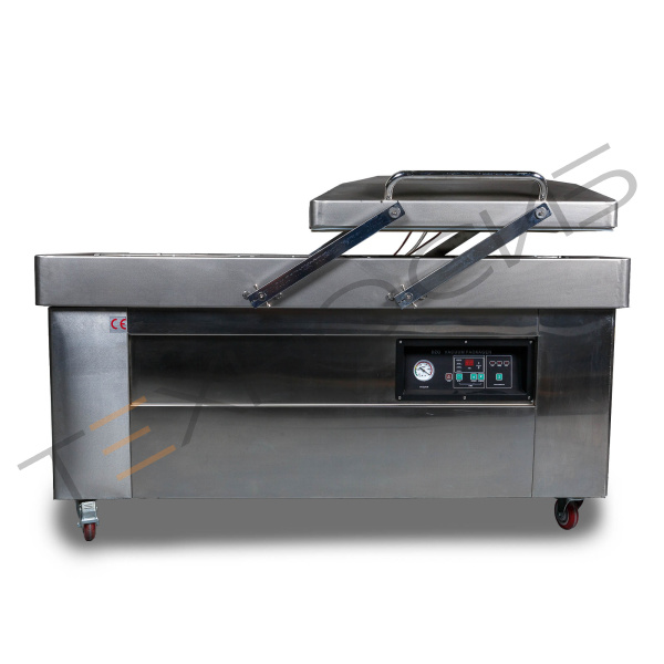 Напольная двухкамерная вакуум-упаковочная машина DZQ-700/2SB (нерж., газ) Техно-Сиб - Купить с доставкой по всей России 2